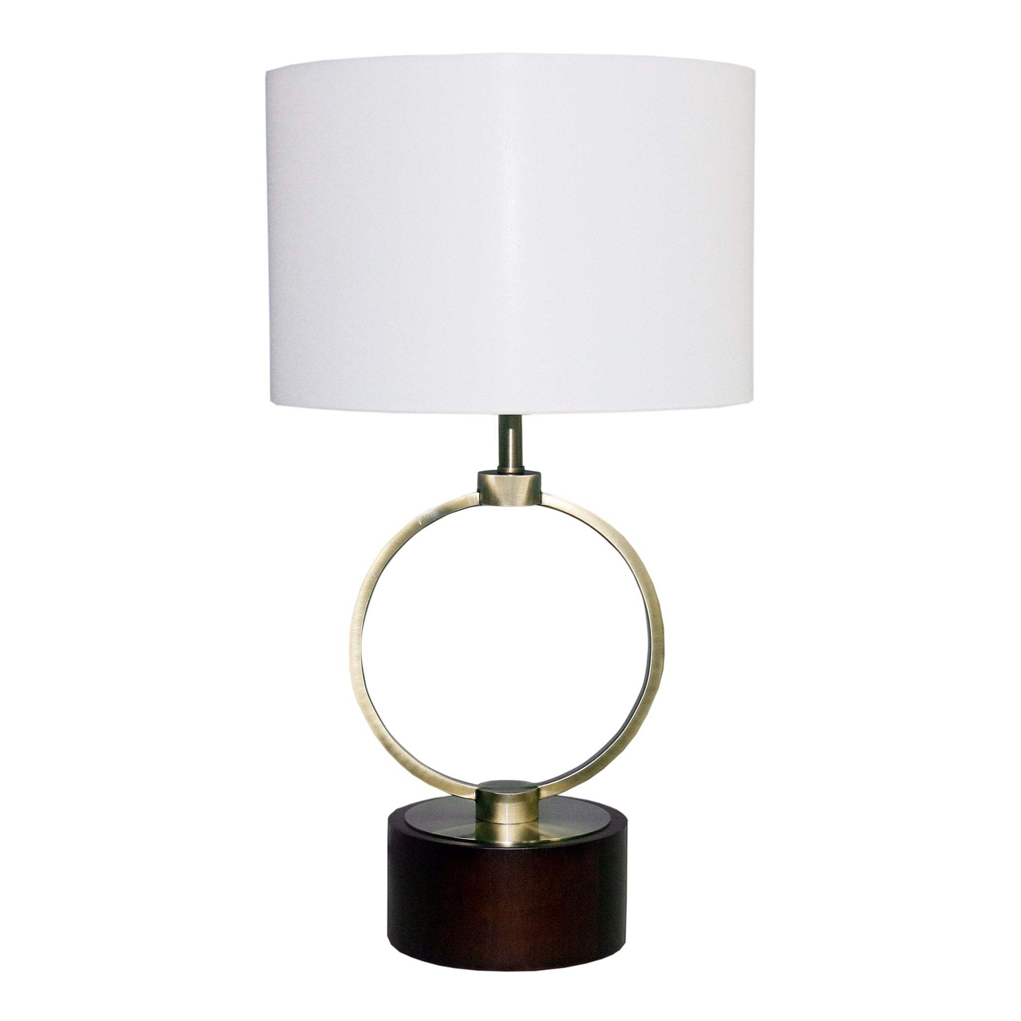 Nordic Home Creative Bedroom Table Lamp with Grid Metal Circular Design
