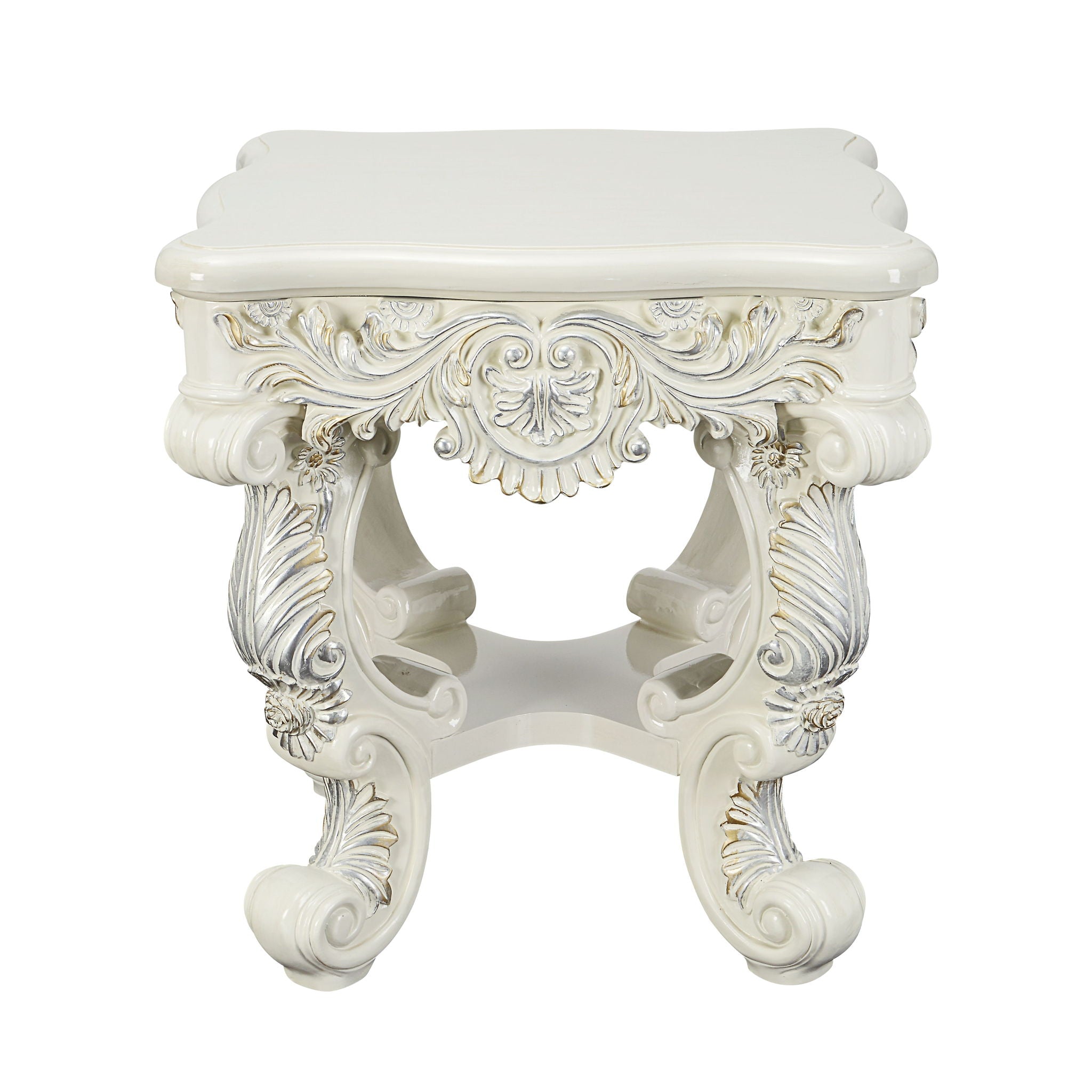 Adara Elegant White Coffee Table