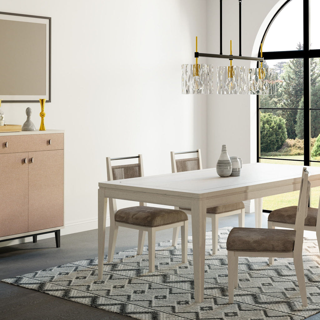 Expandable Dining Table - Vanilla White