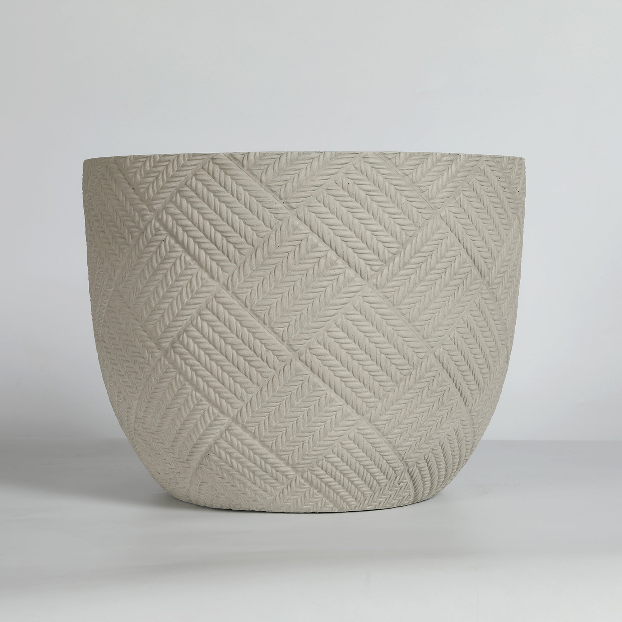 Round Concrete Planter Set of 2