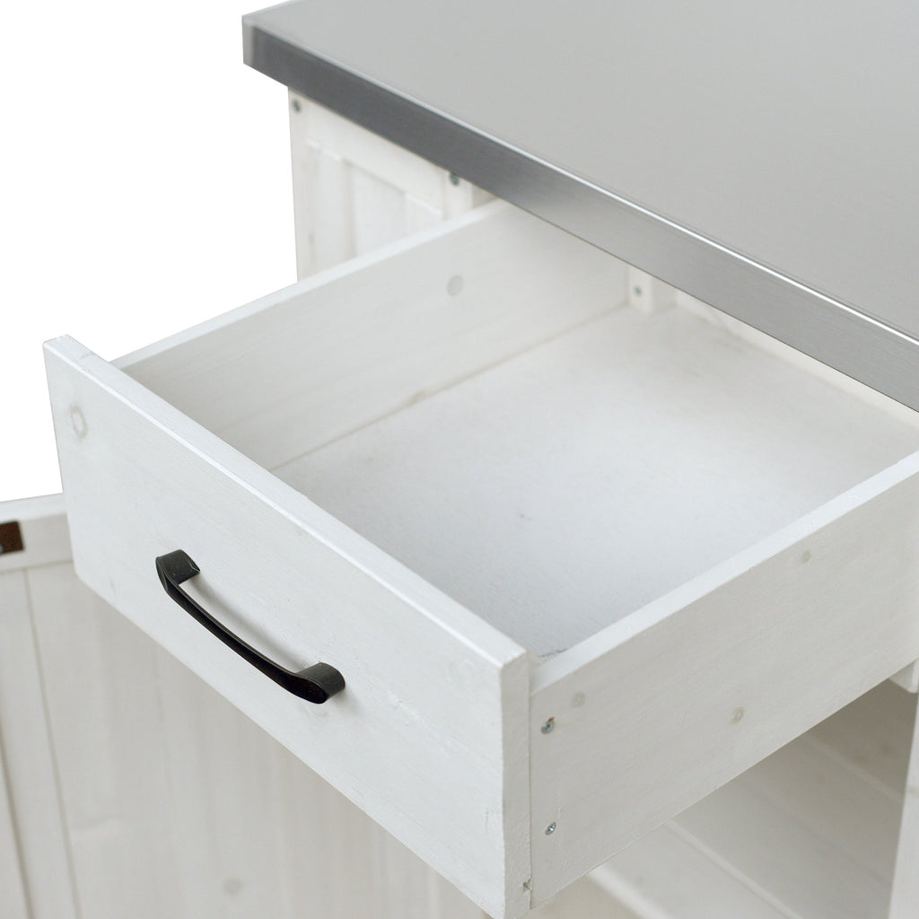 Outdoor Kitchen Island Fir Wood Prep Station