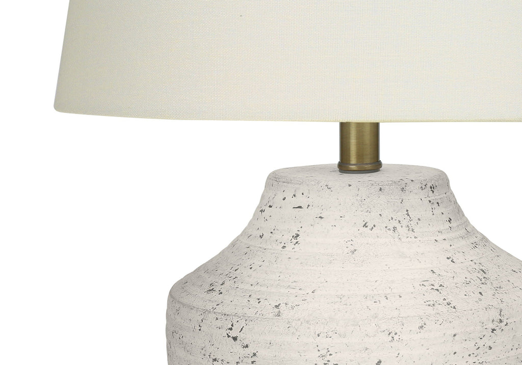 Modern Lighting Table Lamp Concrete Cream
