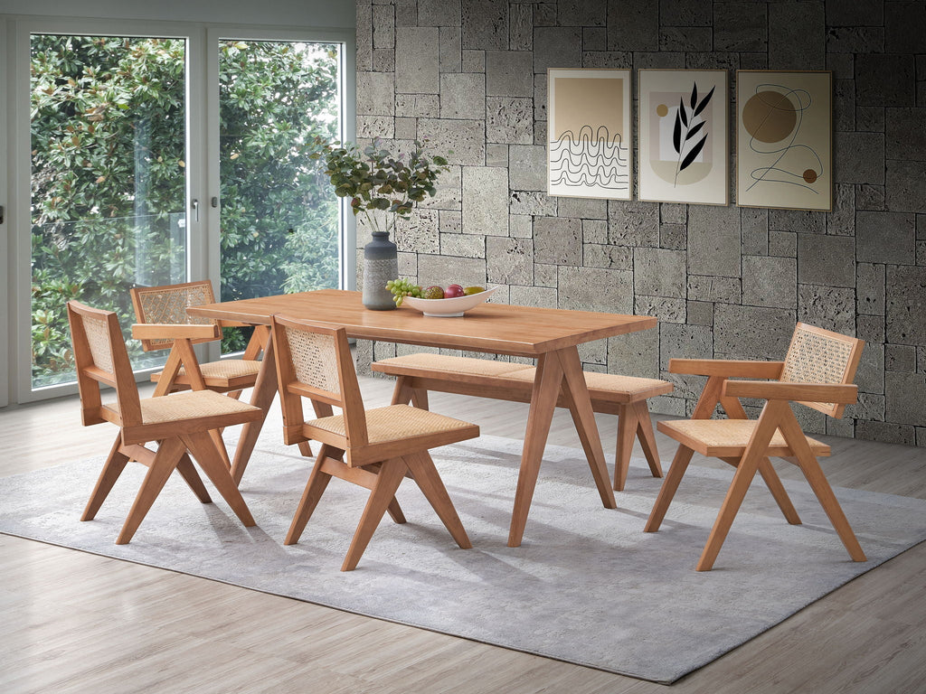 Velentina Rattan Side Chair (Set of 2) - Natural