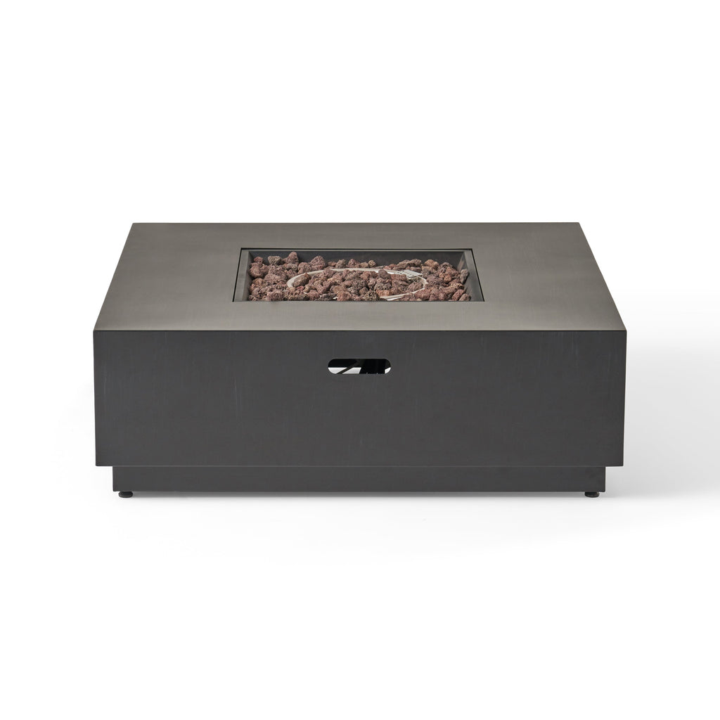 39'' Square Iron Fire Pit - 50,000 BTU