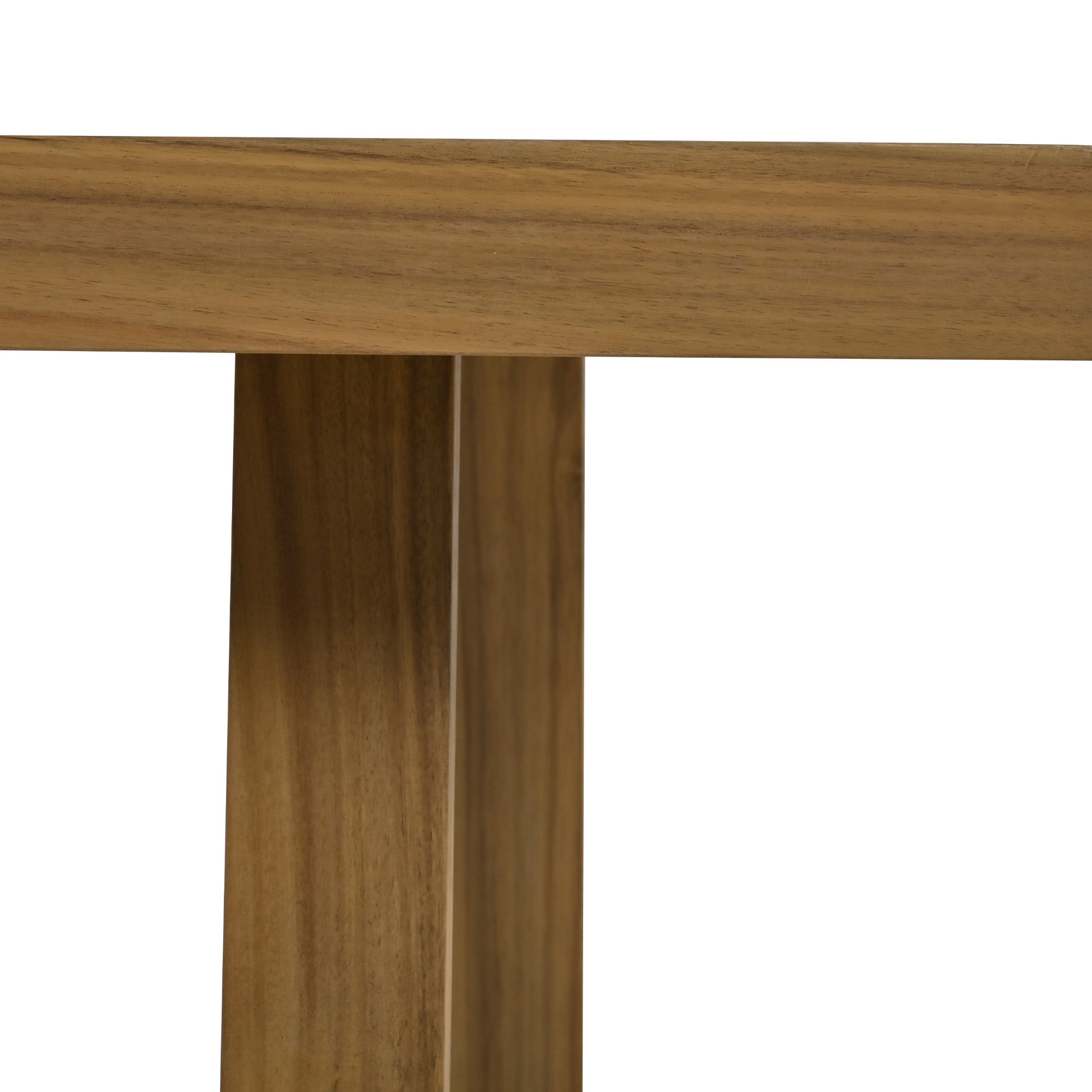 U_Style Multi-Person Outdoor Acacia Wood Dining Table and Chair Set