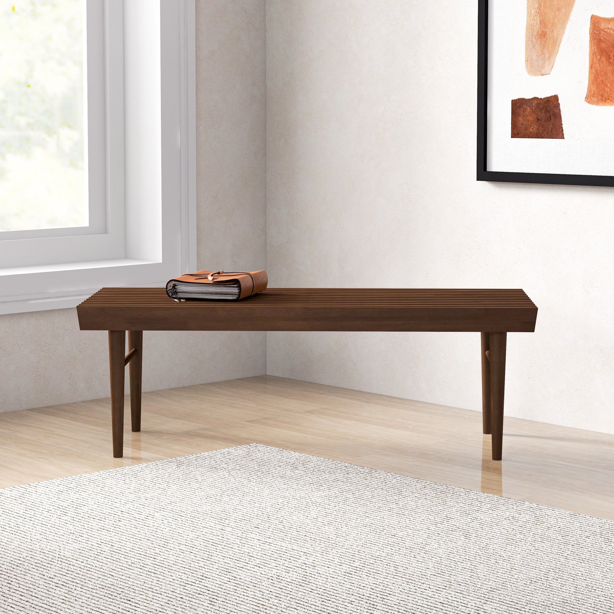 Mia - Bench - Dark Brown