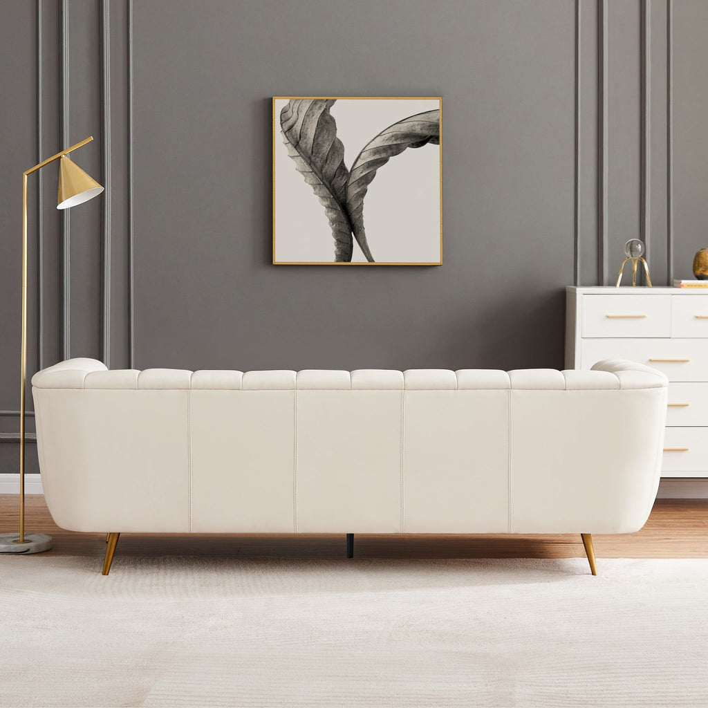 Lamattina - Genuine Italian Channel Tufted Sofa