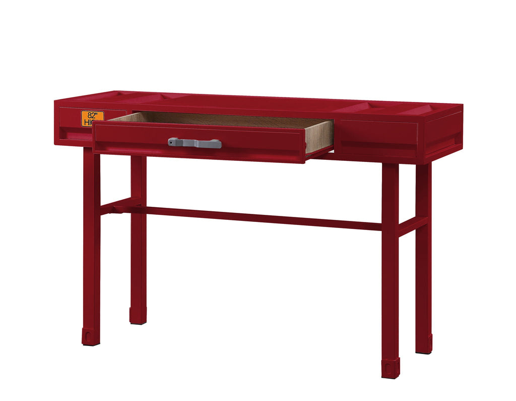 Cargo Vanity Desk With Functional Storage