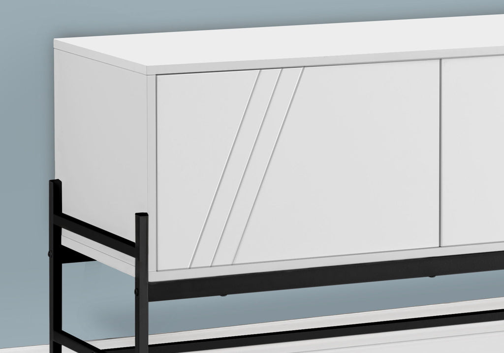 Contemporary 60-Inch TV Stand Console with Storage Cabinet