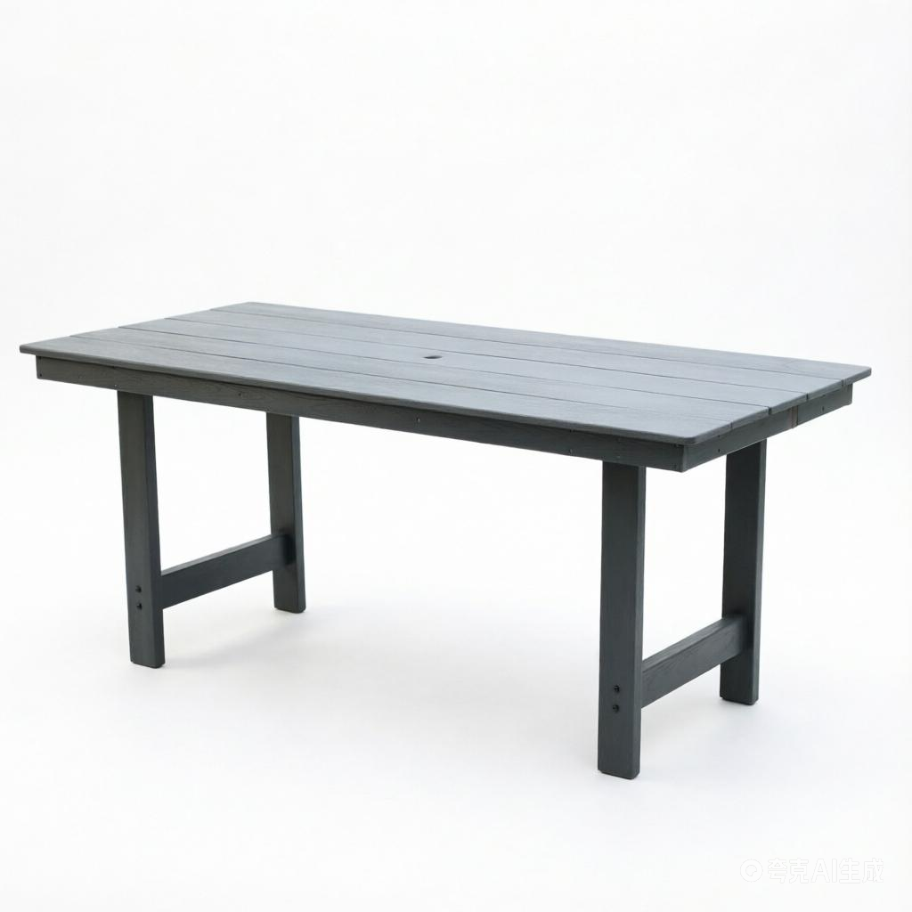 HDPE Outdoor Patio Dining Set - Table and Six Chairs