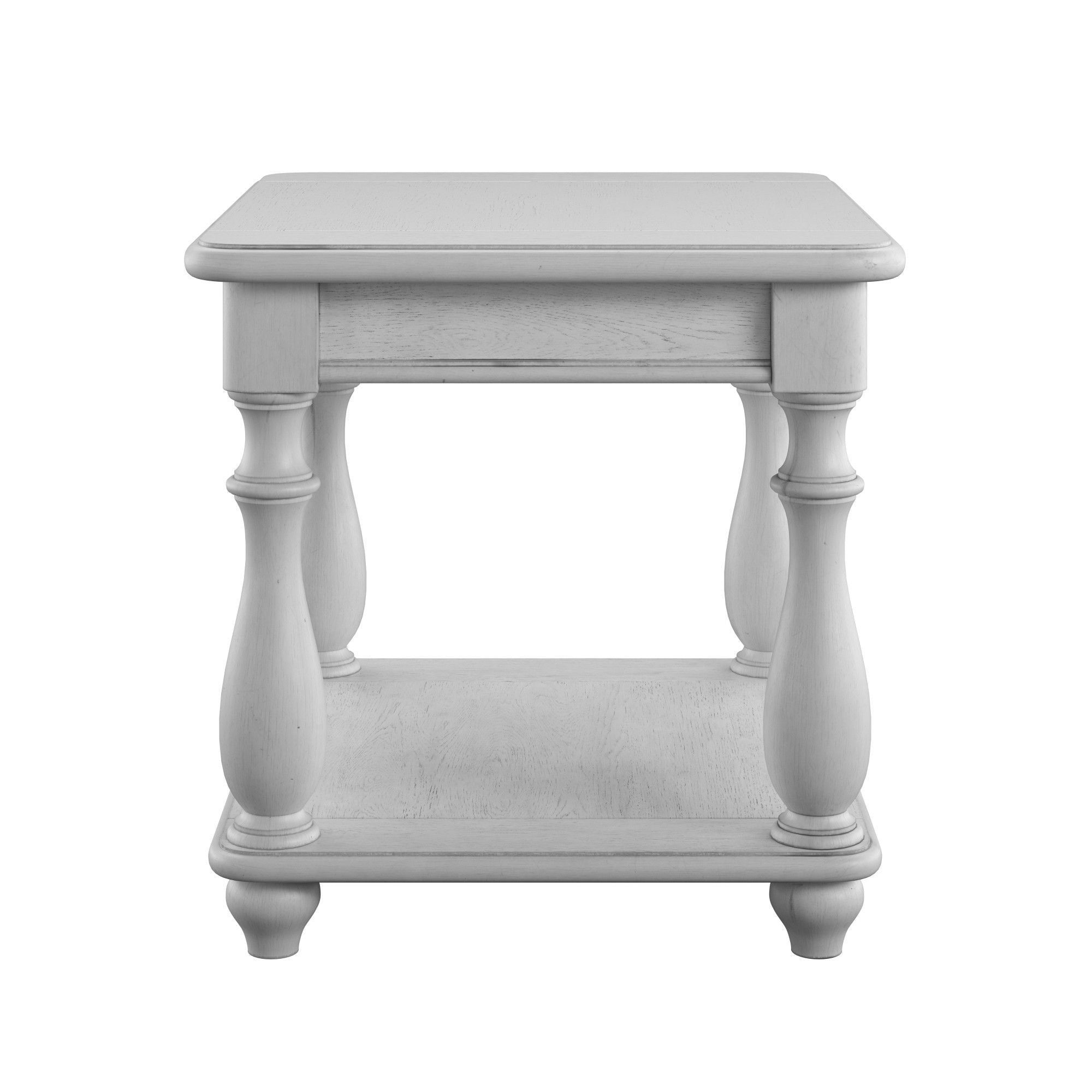 Square End Table - Gray