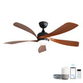 Ceiling Fan with DC Motor and Integrated Light