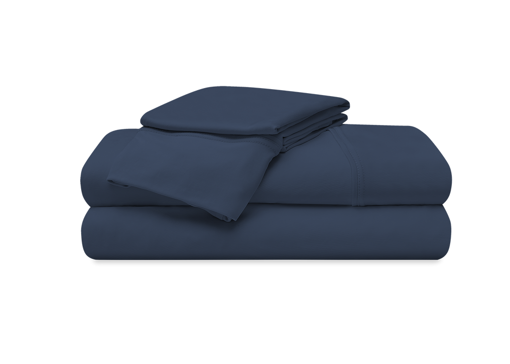 Bedgear Vertex Split Cal King Sheet Set, Navy