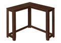 Corner Accent Console Table For Entryway, Contemporary & Modern - Cherry
