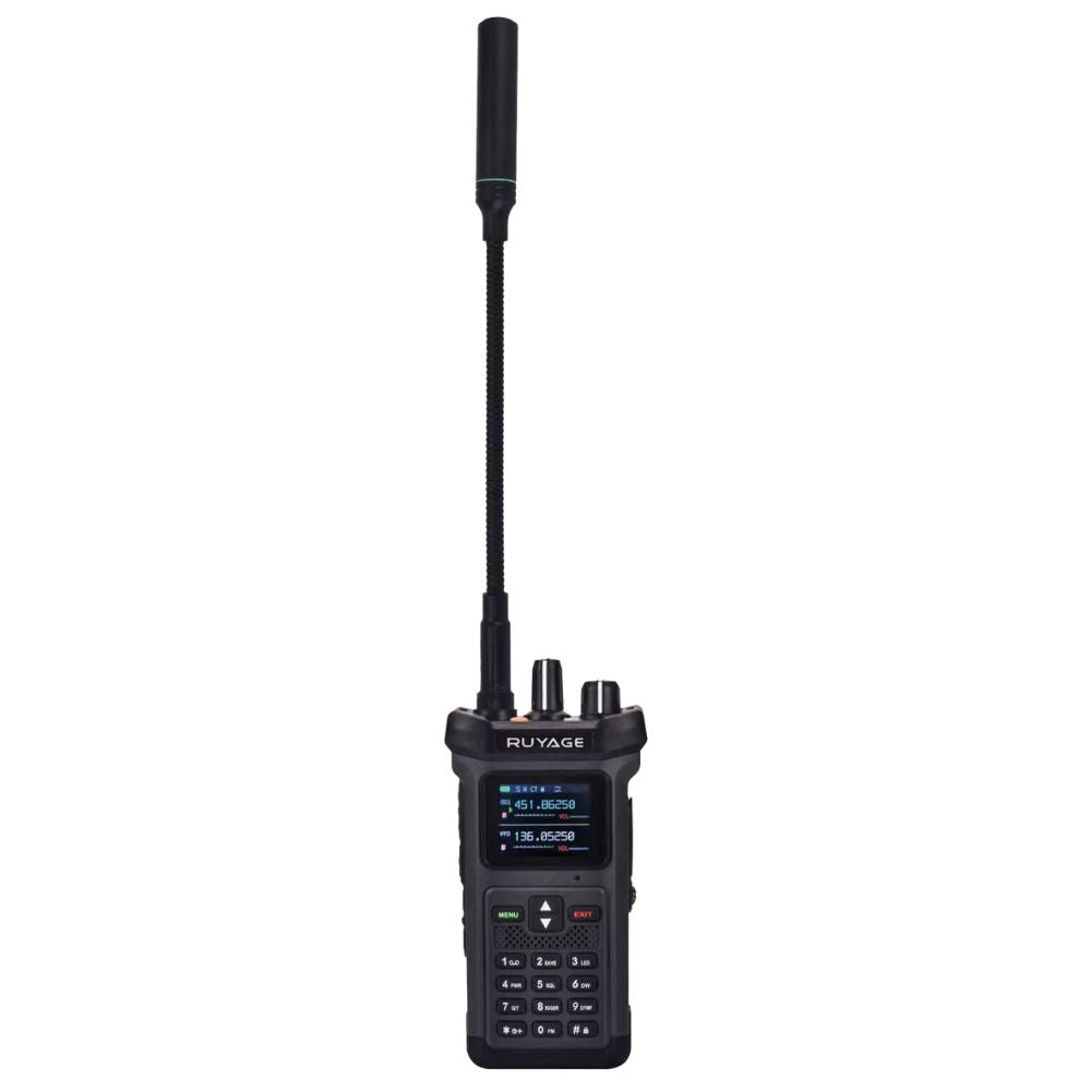 RUYAGE RT20 20W Dual Band Two Way Radio VHF UHF Long Range Walkie Talkie with 4000mAh Battery