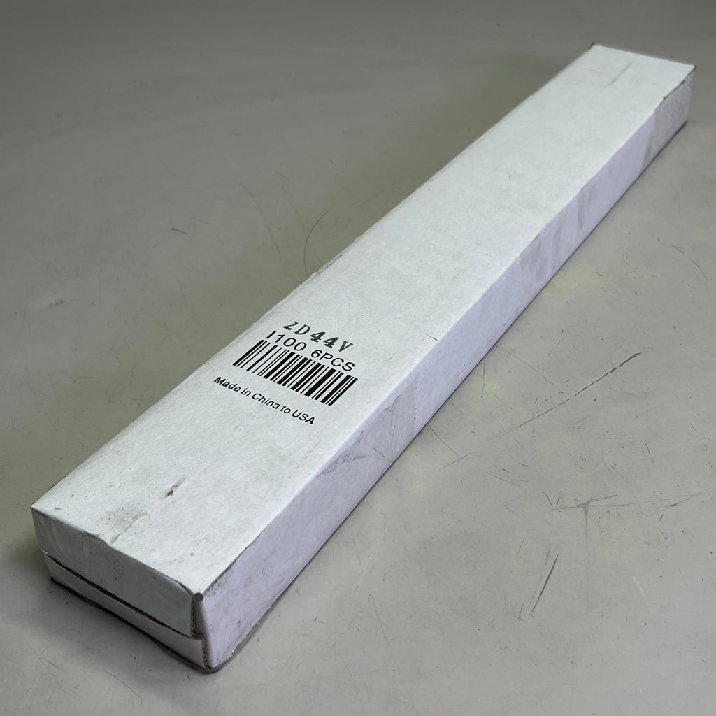 (6 Pcs) Steel Raceway I100 Sz 25" L x 1" W, Grey
