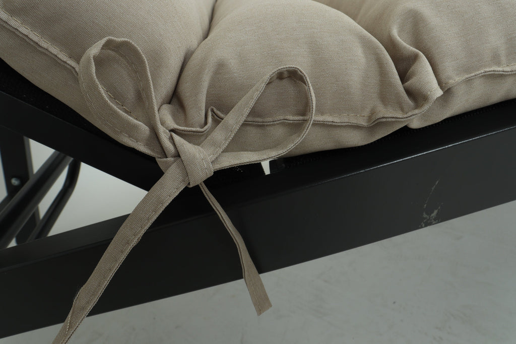 2PCS Set Outdoor Lounge Chair Cushion Replacement - Khaki