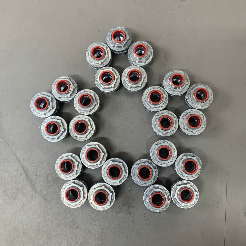 MYERS (25 PACK) Zinc Conduit Hub Scru-tite Tapered Female Threaded 1/2" ST-1