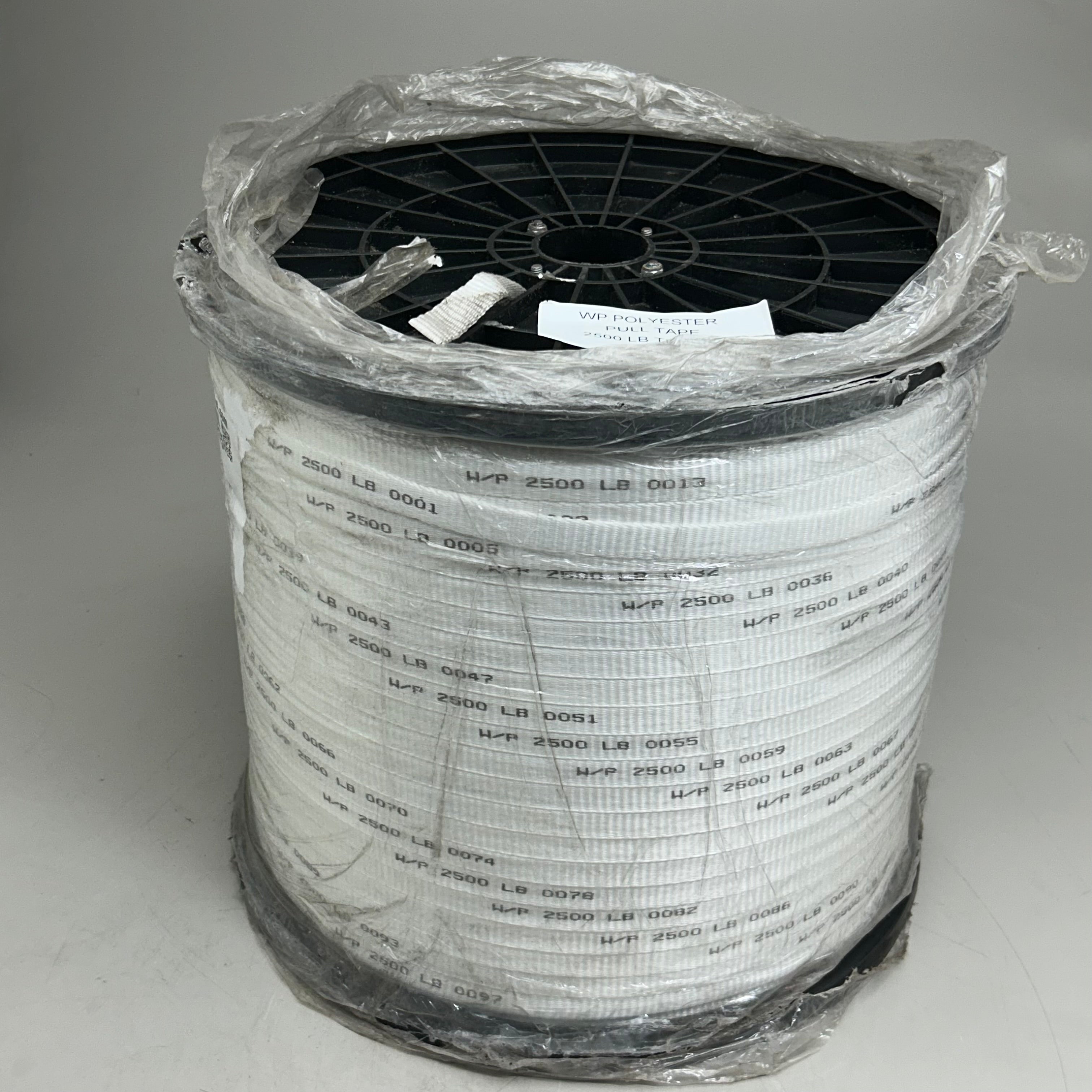 RIBBON FACTORY Woven 100% Polyester Copper Coated Pull Tape 5000', 22 Gauge