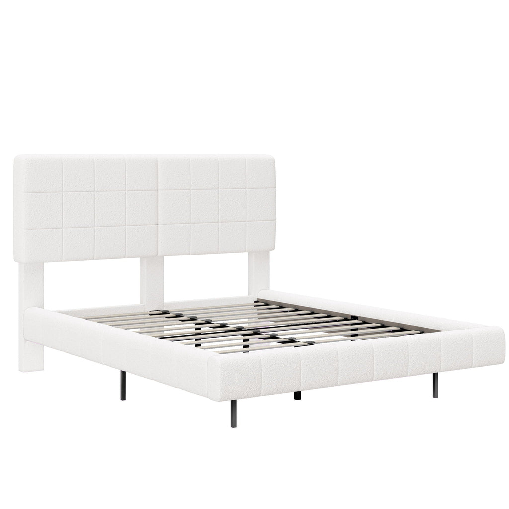 Floating Bed with Light and Soft Touch Surface