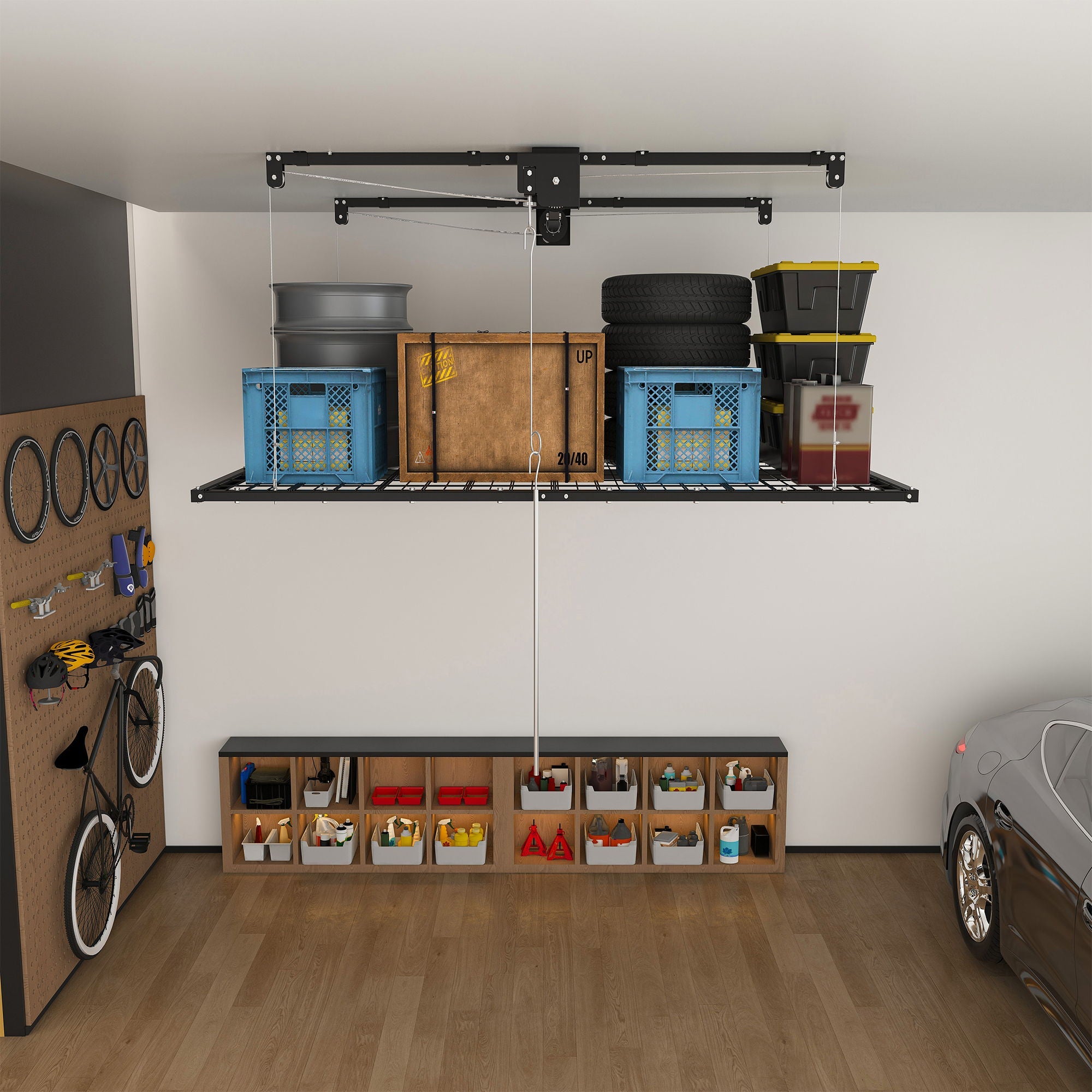 Overhead Garage Storage Rack