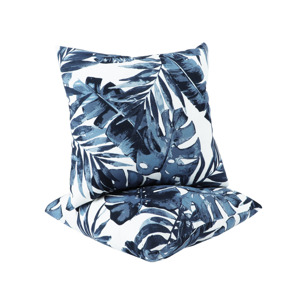 Outdoor Throw Pillows 2 Pack, 18x18 Inch, Waterproof & Fade Resistant
