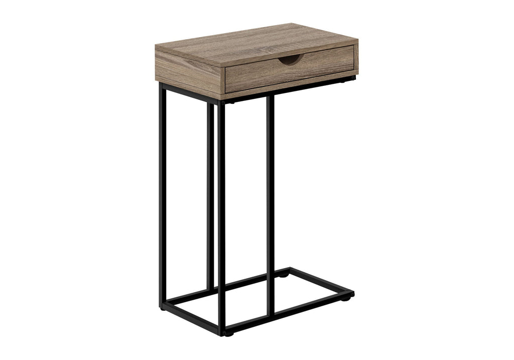 Accent Table, C-Shaped Contemporary & Modern Versatile Design