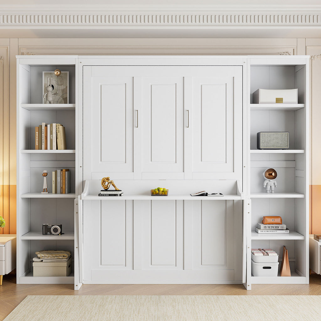Murphy Bed With Desk And Bookshelf