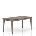 Rustic Dining Table 2 Storage Drawers And Leaf - Gray