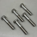 BRIIKSEN (5 PACK) Hex Head Cap Screws Standard thread SS 304 5" HHCSSS1C5 As-is