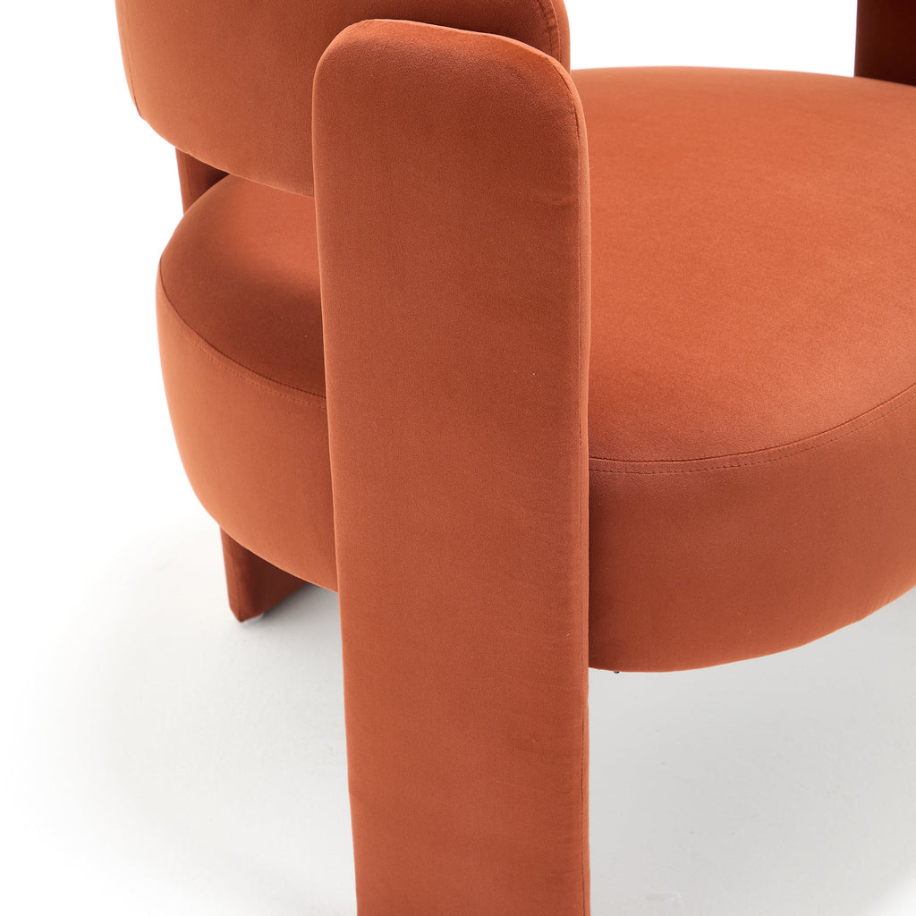 Accent Chair for Living Room, Velvet Comfy Single Sofa Chair
