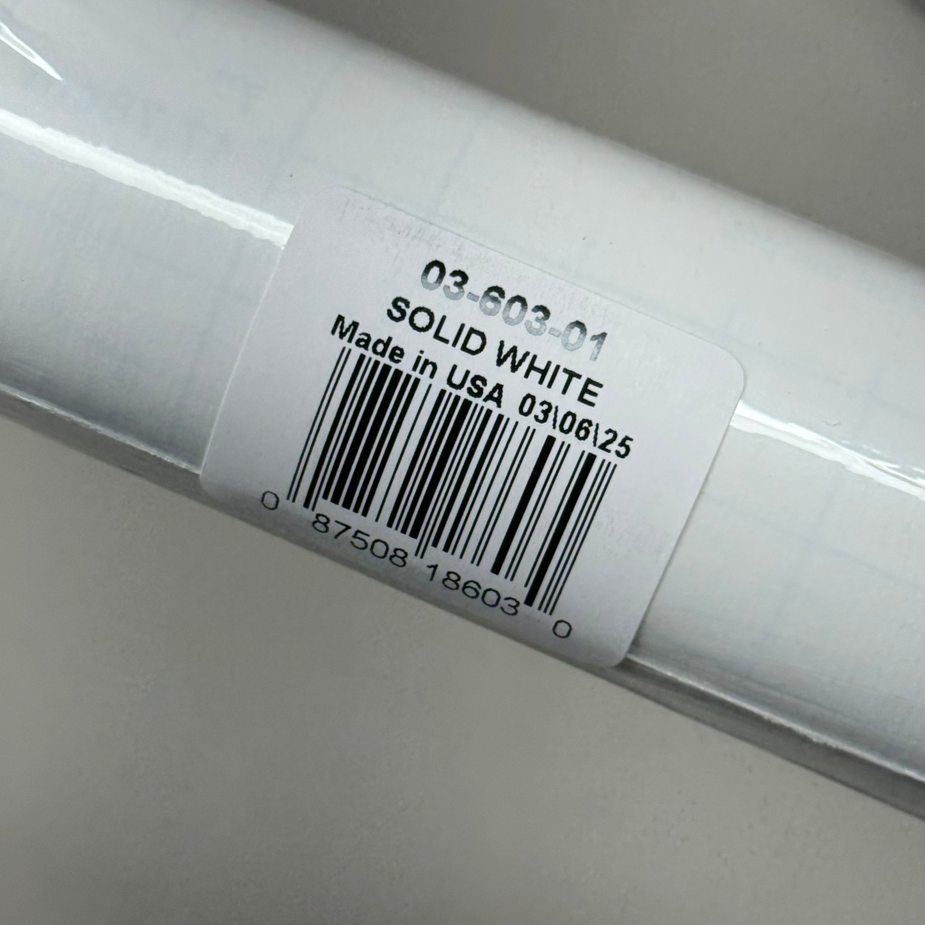 MAGIC COVER (2 Pack) Self-Adhesive Shelf/Drawer Liner 18"x9' Solid White 03-603-01