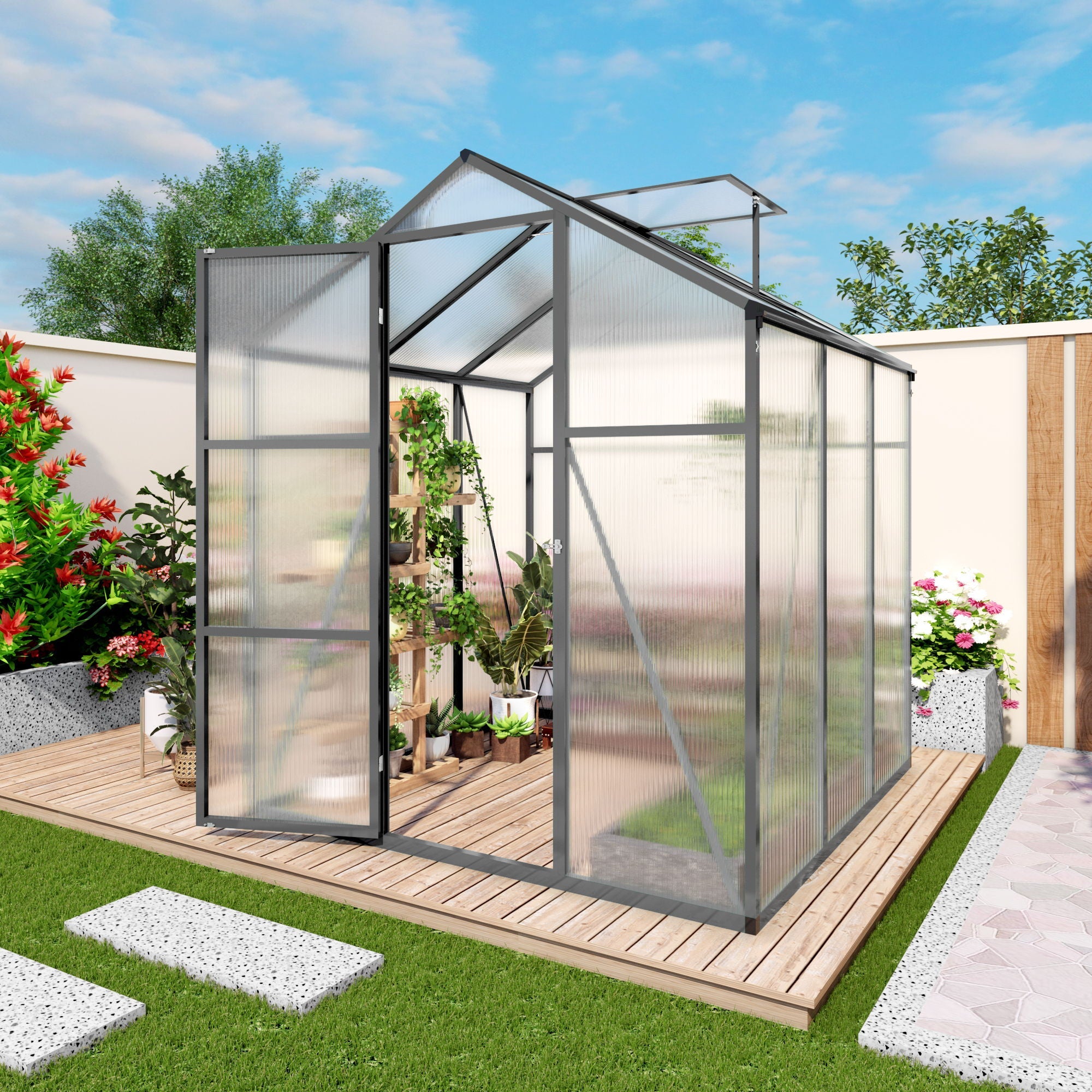 Gain Height Windproof house With Raised Base