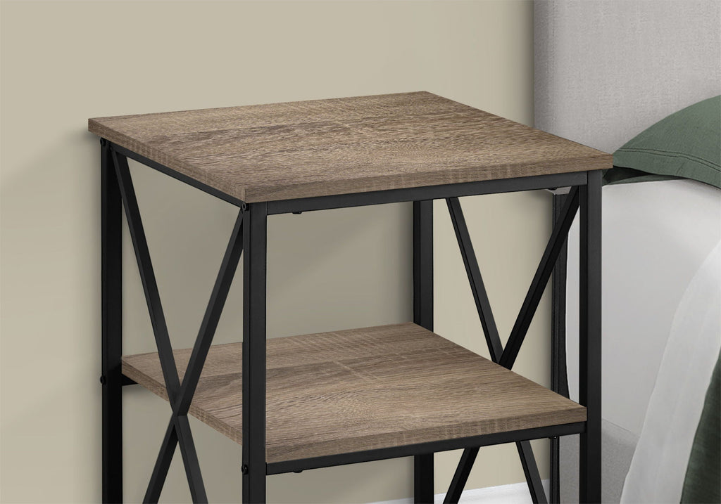 3 Tier Accent Table Side Marble Look Contemporary & Modern