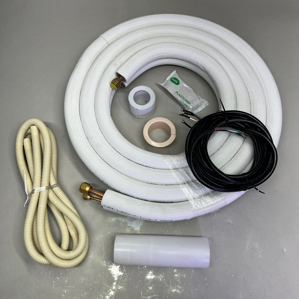 PIONEER Copper Piping Line Kit For Mini Split Installation 16' PKW-1/4-1/2-16