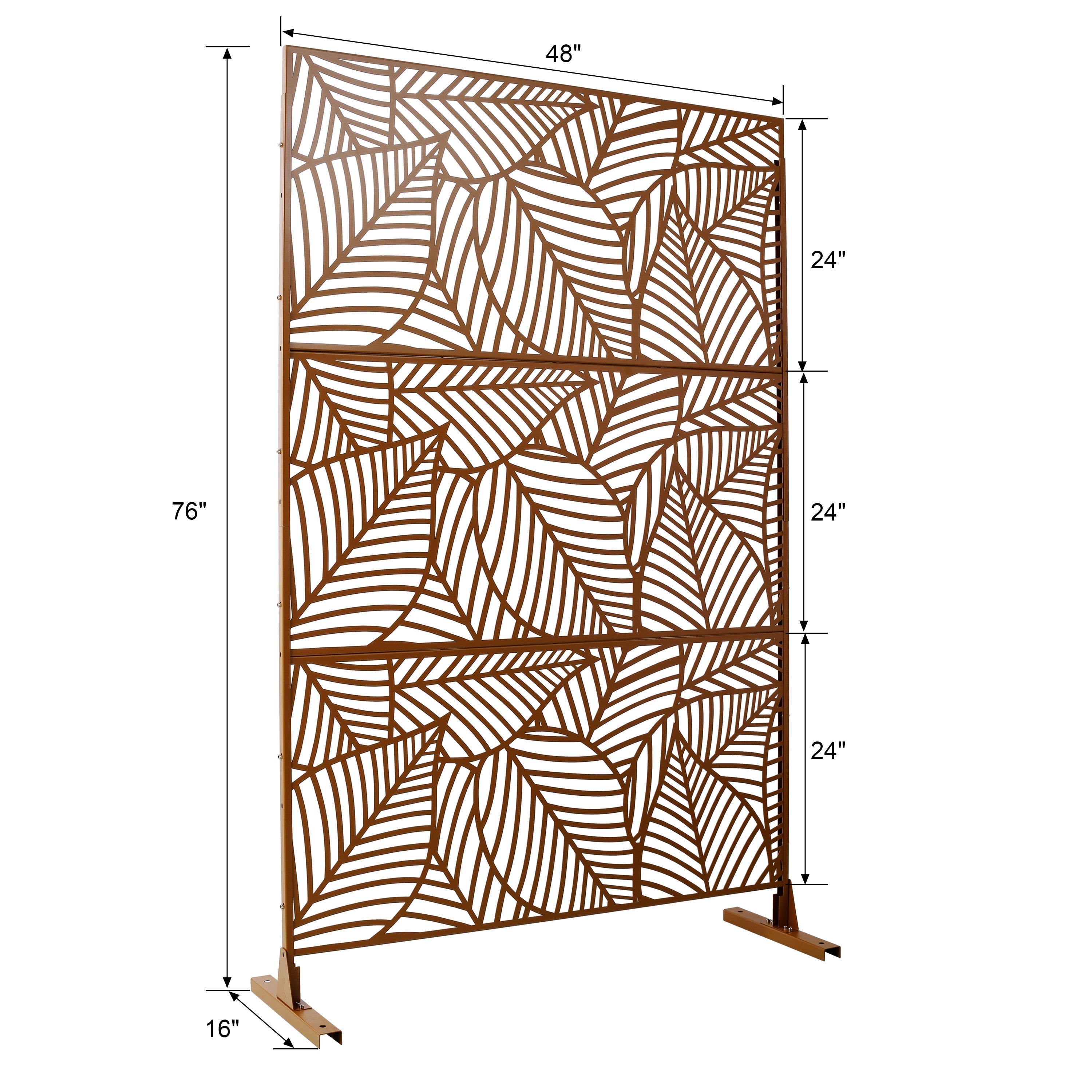 Outdoor & Indoor Privacy Screen Metal Privacy Screen