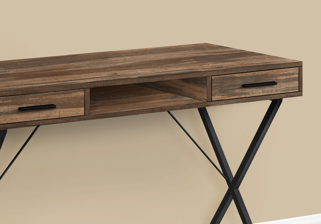 Contemporary Computer Desk with Storage Drawers