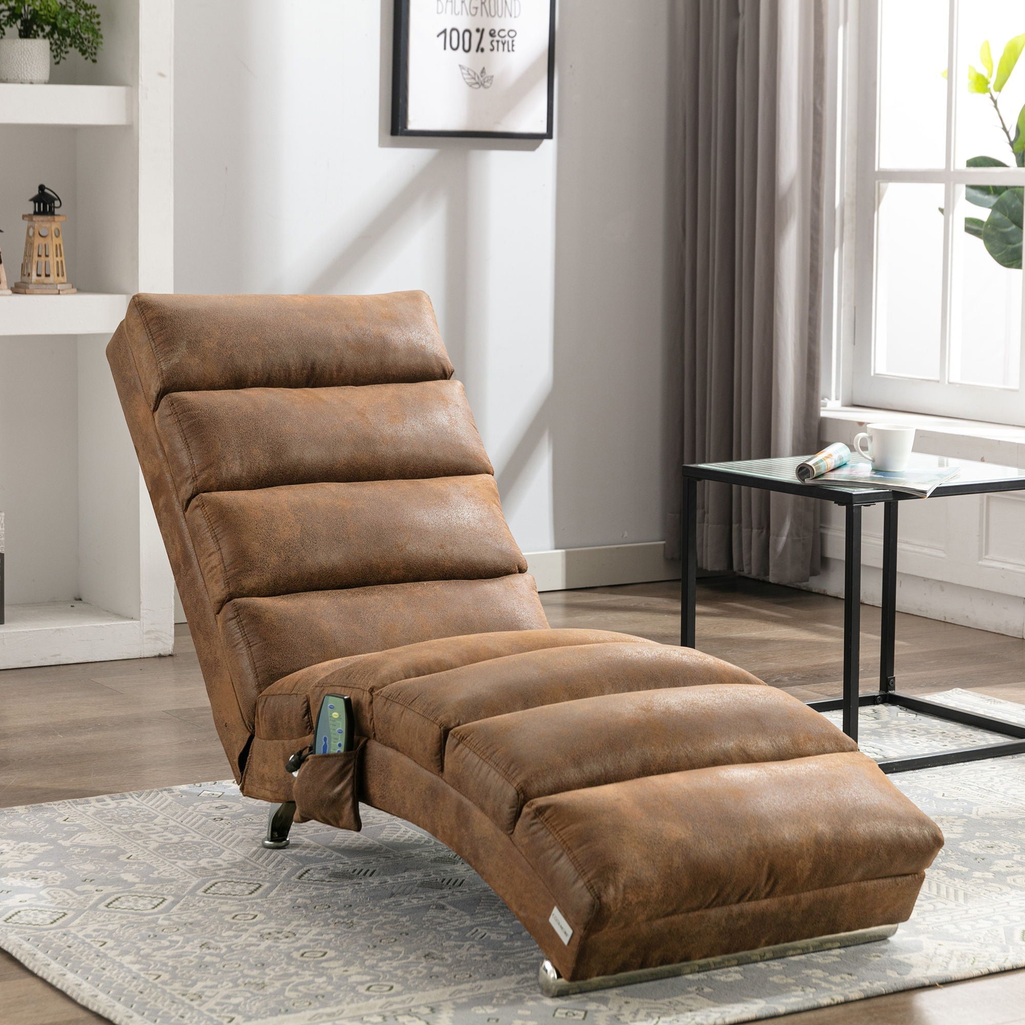 Massage Chaise Lounge Indoor With Remote Control