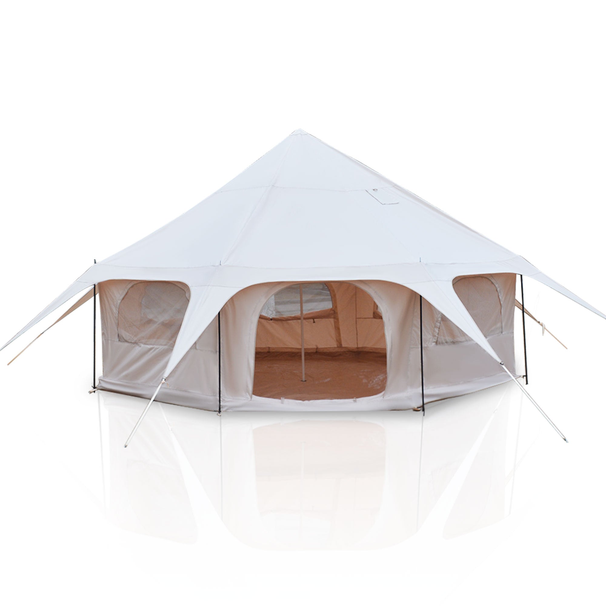 600D Oxford Bell Tent 14.8ft x 9.2ft with Stove Jack
