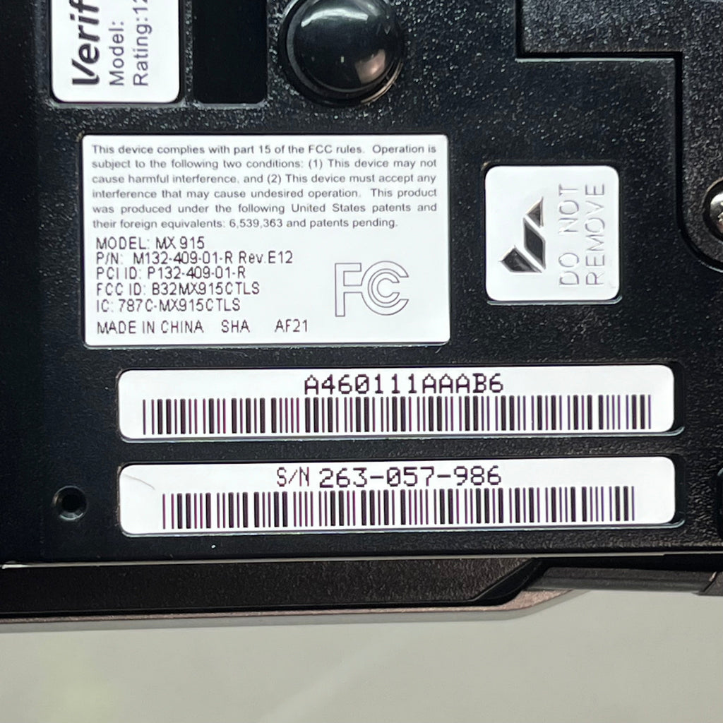 VERIFONE Payment Terminal 400 MHz/256 MB RAM Ethernet 4.3" Black M132-409-01-R