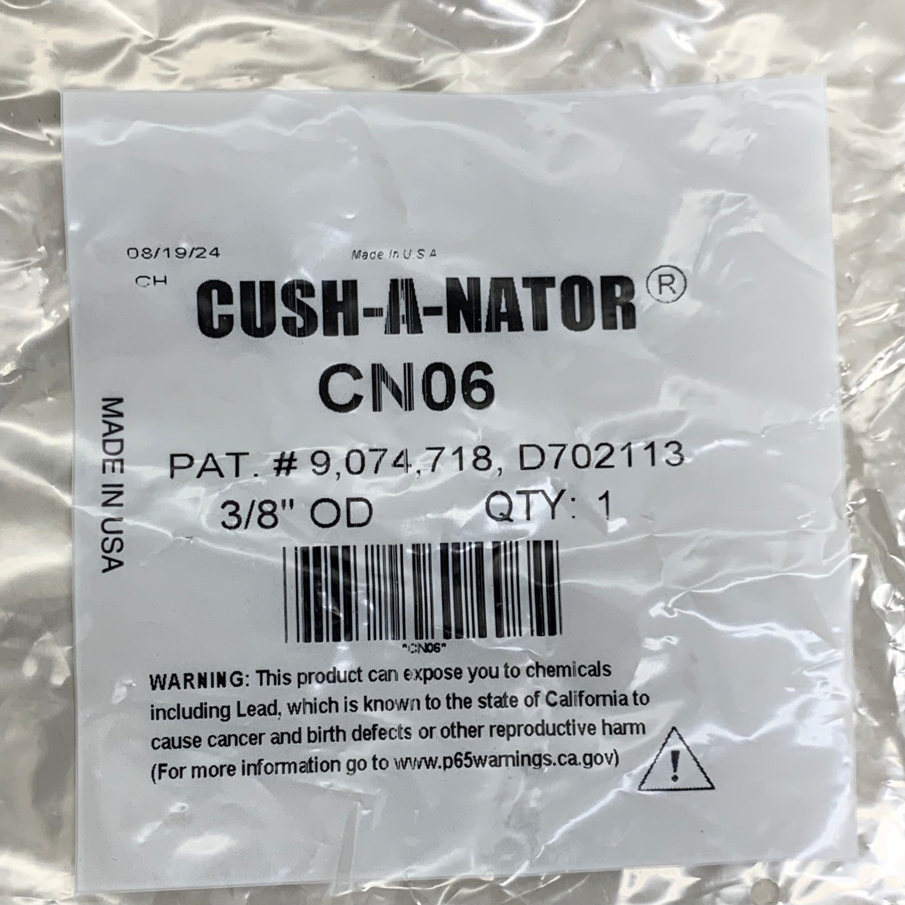 ZSI (25 Pack) Cush-A-Nator Insulation Strut Mount Clamp 3/8" OD Galv CN06