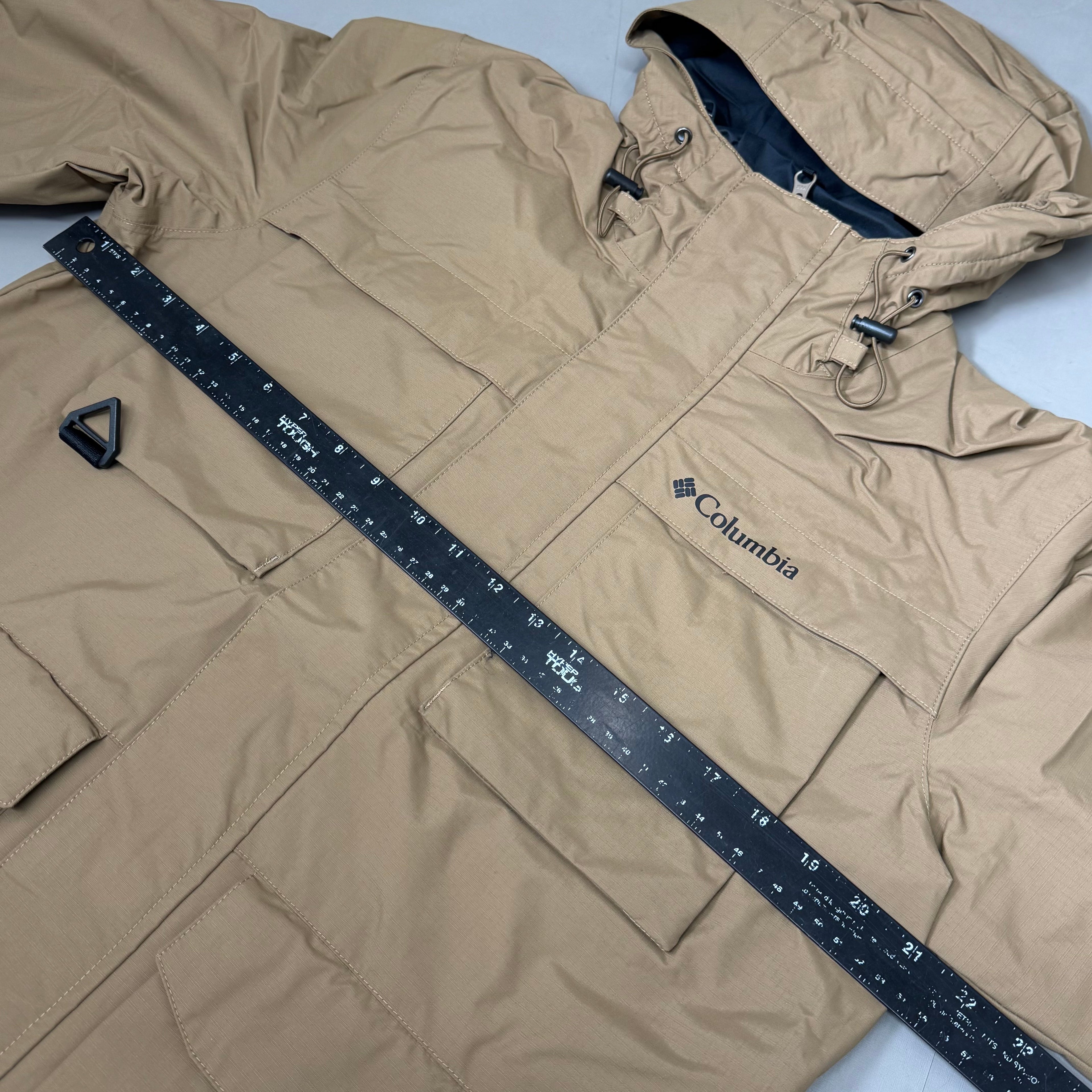 COLUMBIA Waterproof Breathable Landroamer Jacket Men's Sz S Delta WM2778-257