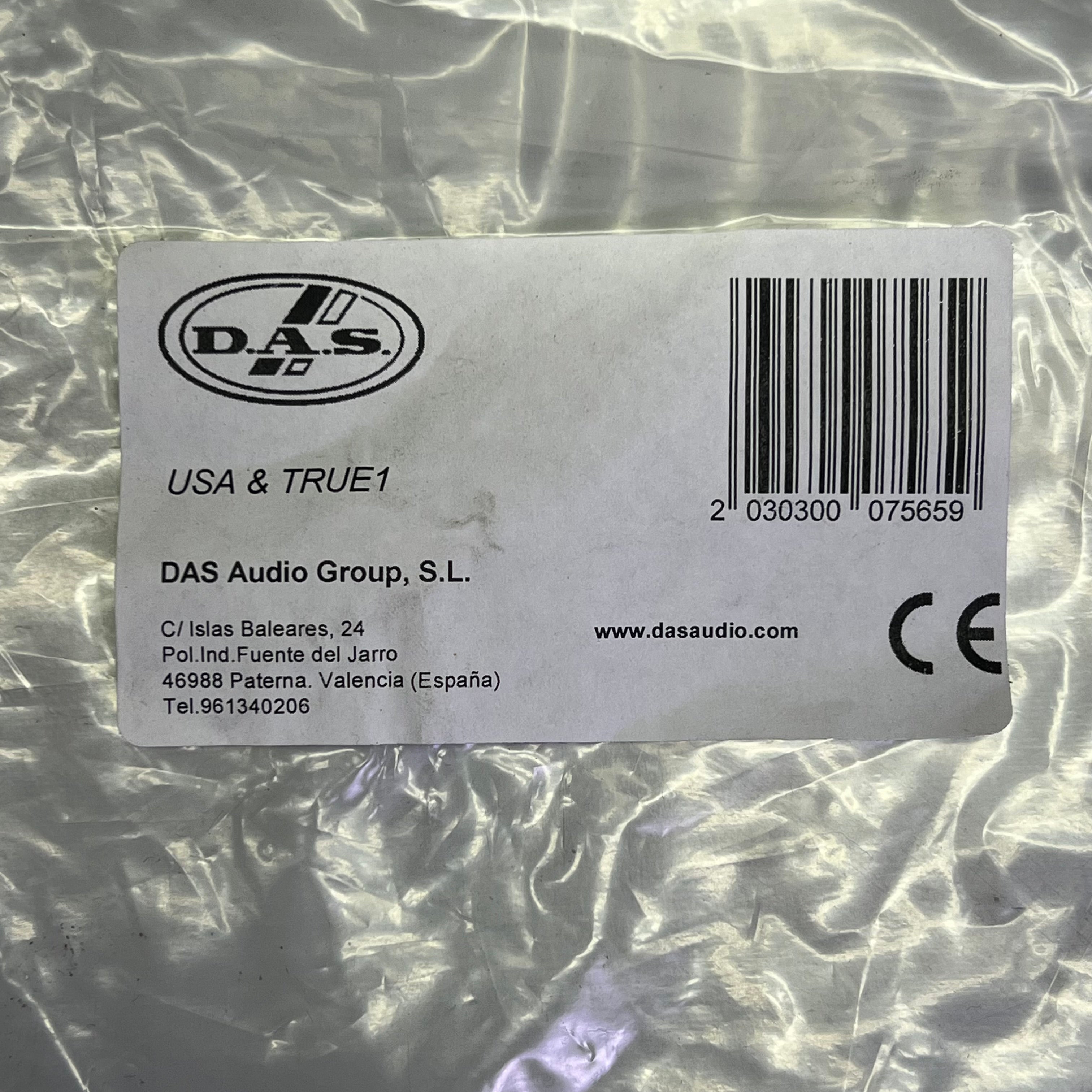 DAS AUDIO GROUP Half Rack Mount Dual Input/Output Channel Breakout Box 11106140