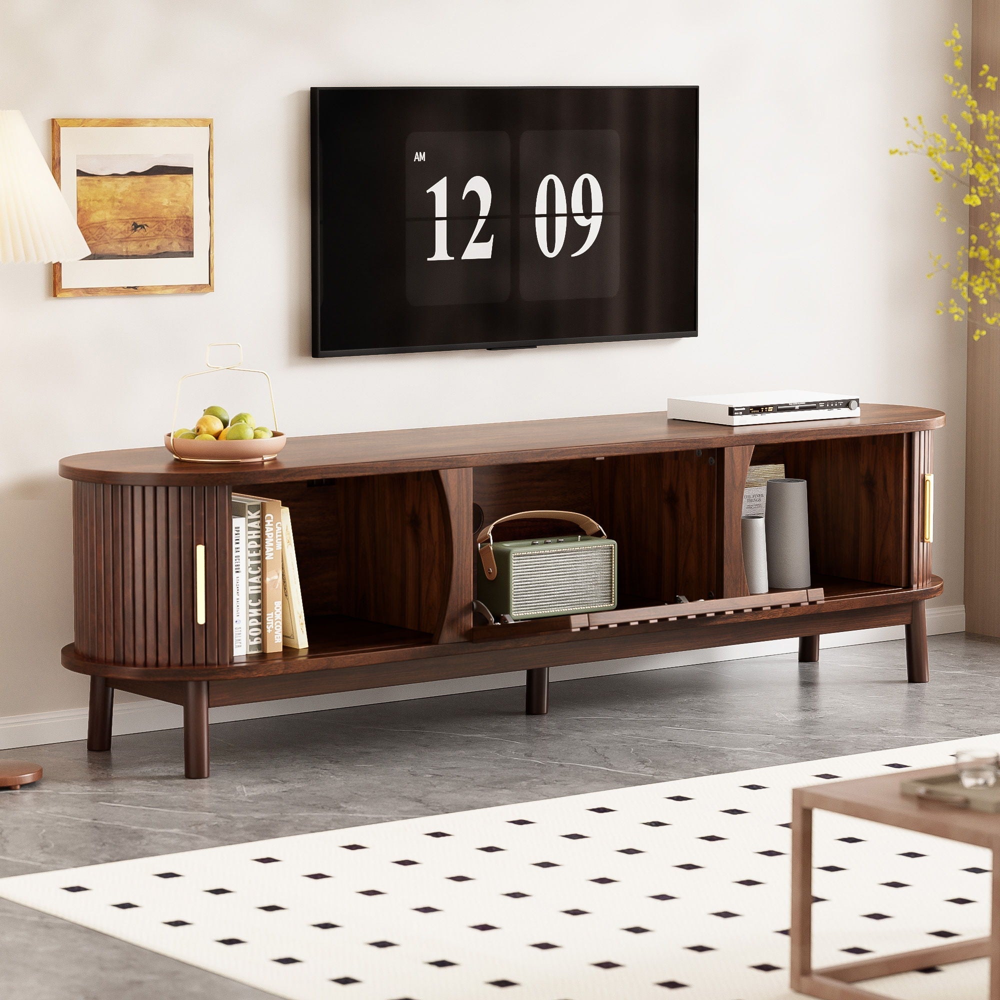 TV Stand Entertainment Center With Storage