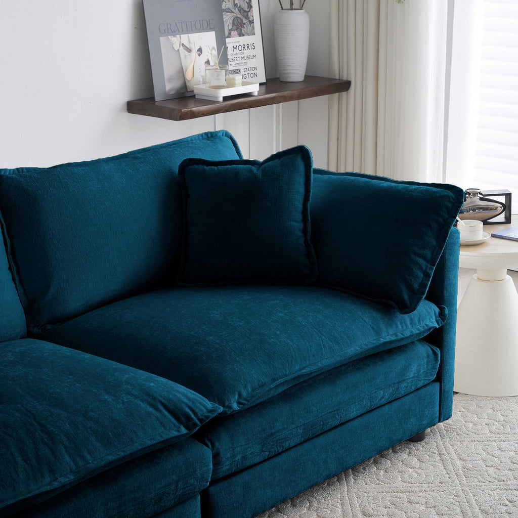 Modern Fabric Loveseat Sofa Couch for Living Room