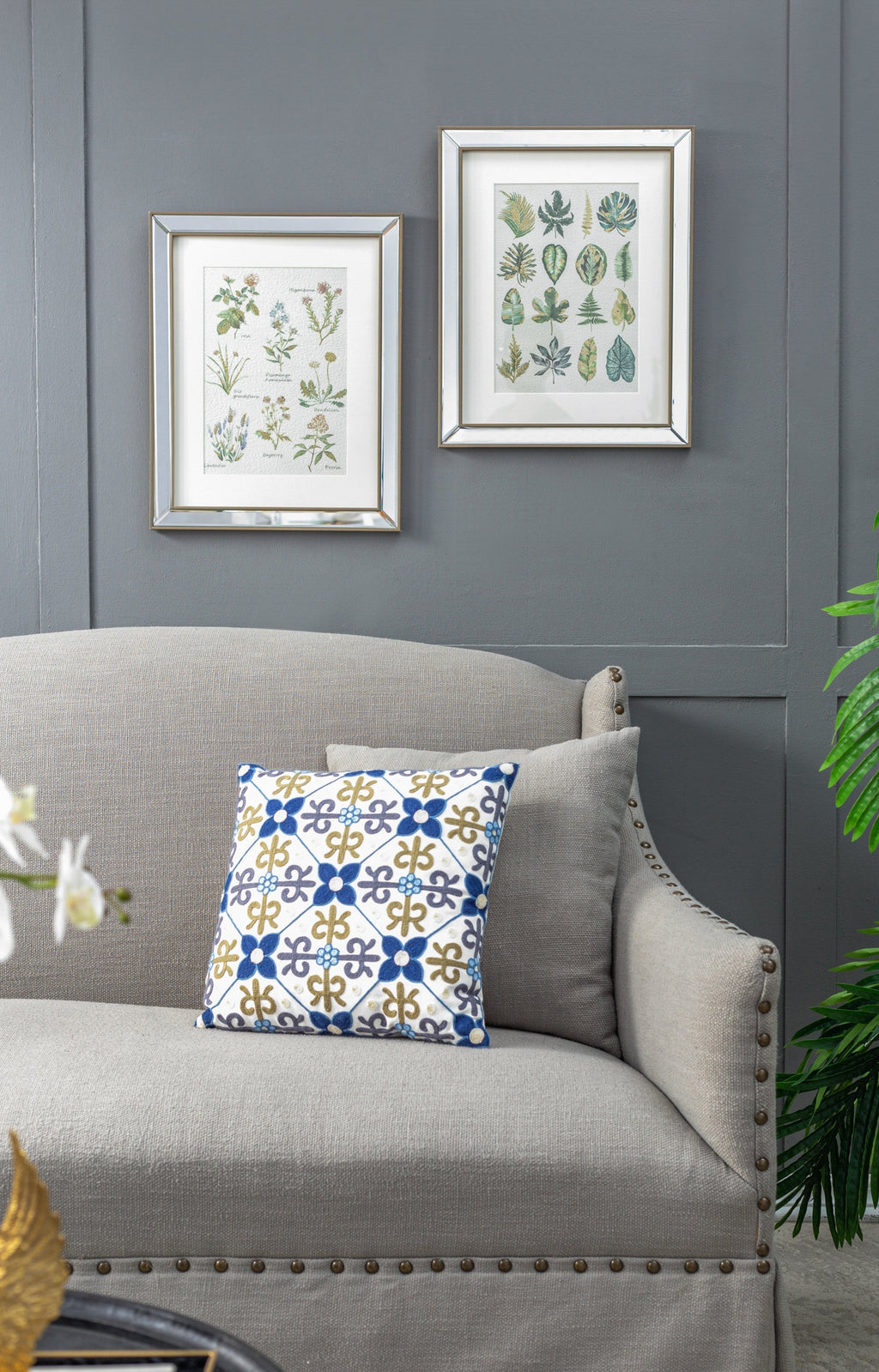 Set of 2 Liana Mirror Framed Wall Art