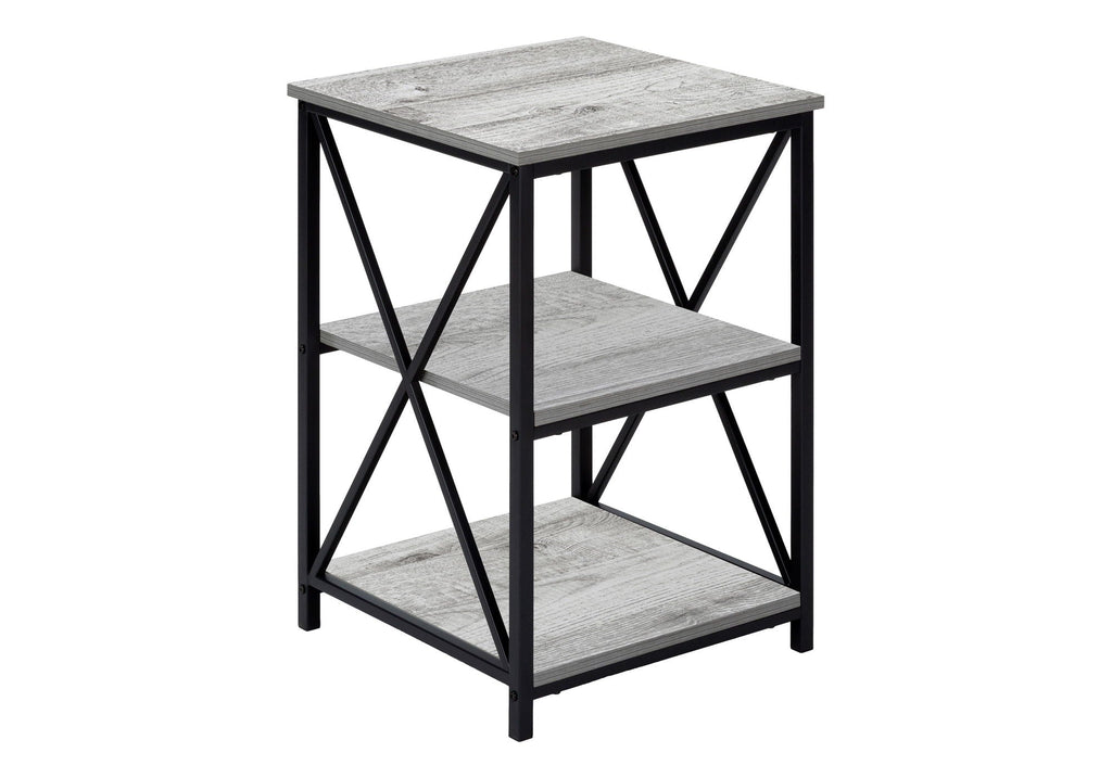 3 Tier Accent Table Side Marble Look Contemporary & Modern