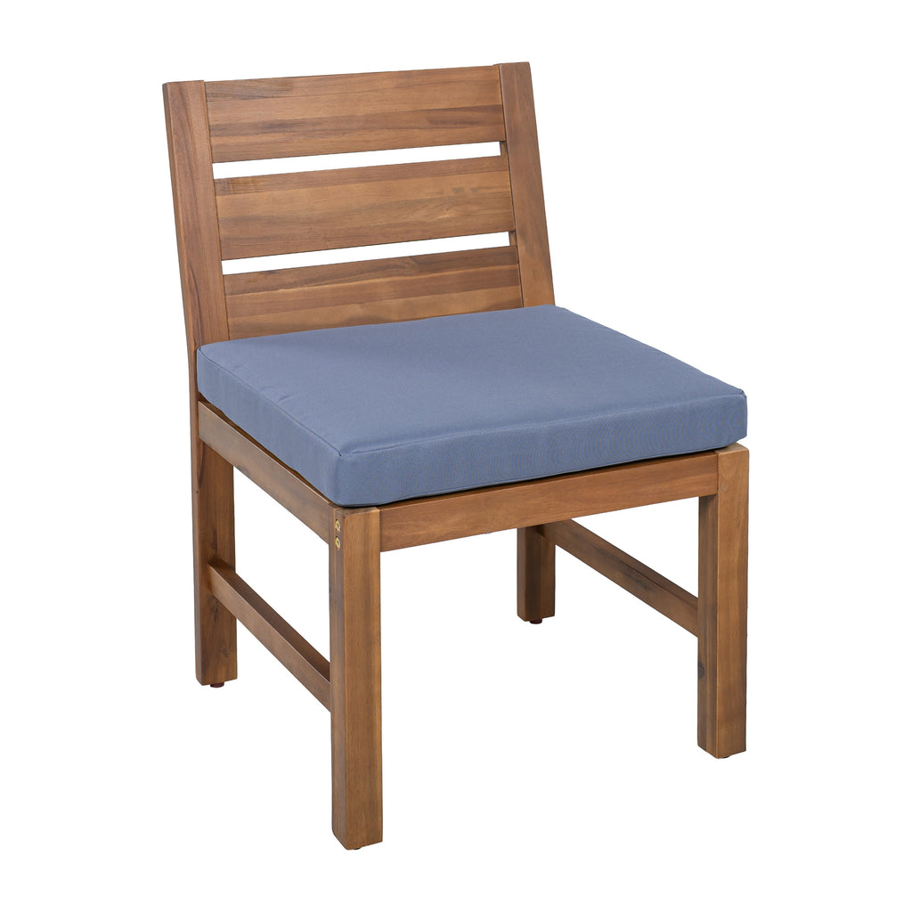 U_STYLE Farmhouse 5-Piece Outdoor Patio Dining Set with Adjustable Legs
