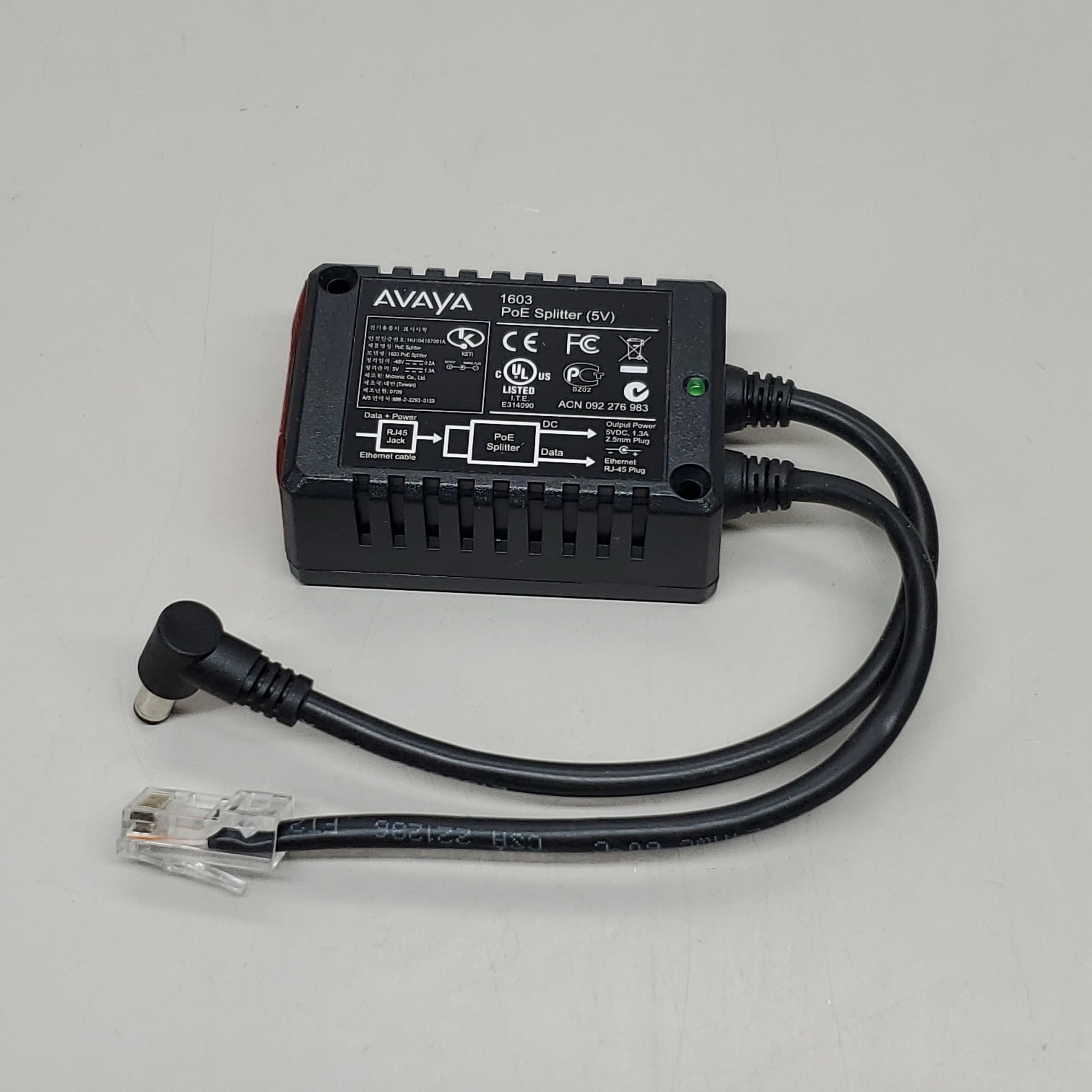 AVAYA 1603 PoE Splitter 5V 700415607 (New Other)