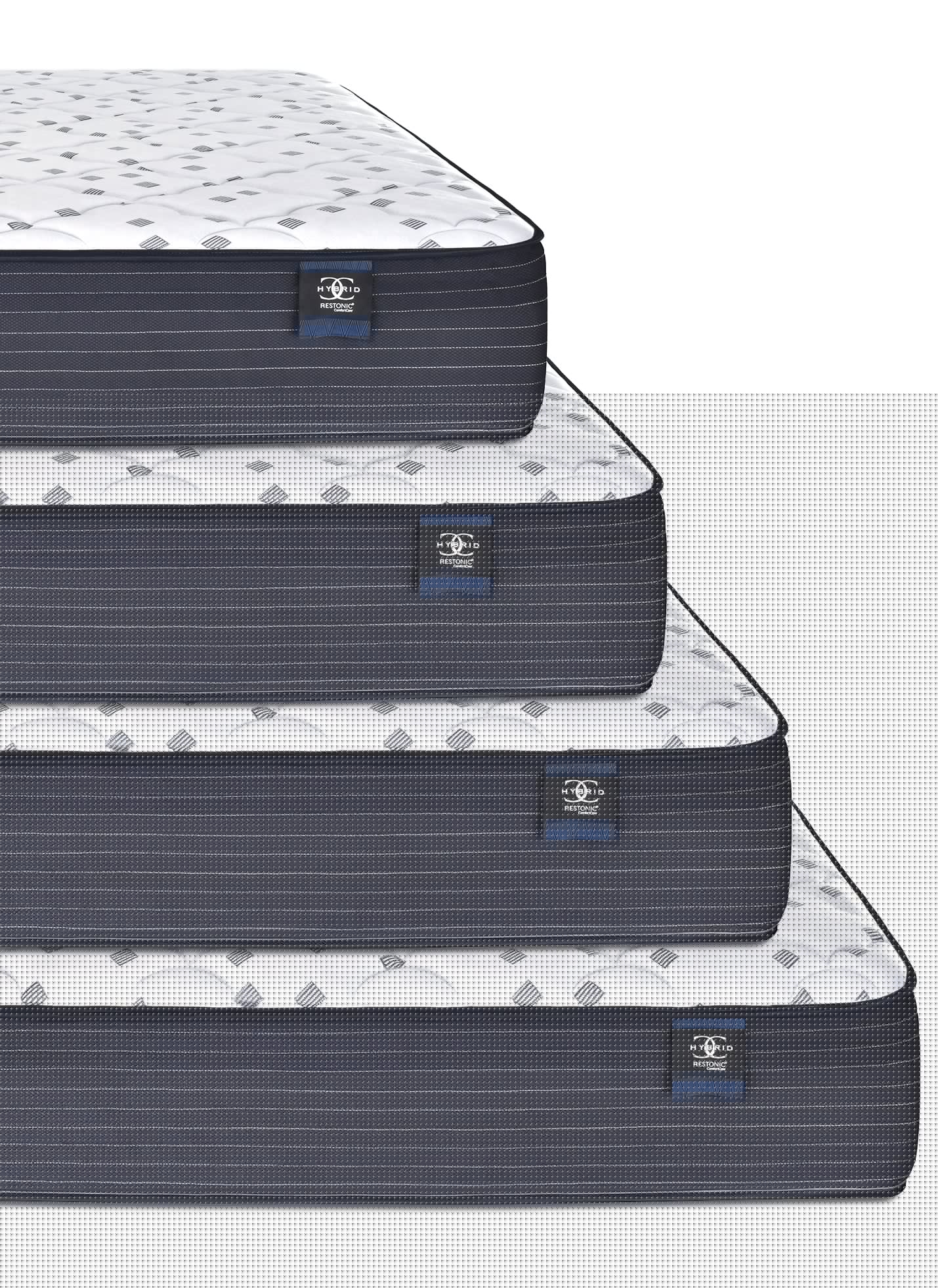 Restonic 11.5" comfortcare hybrid restonic direct plush